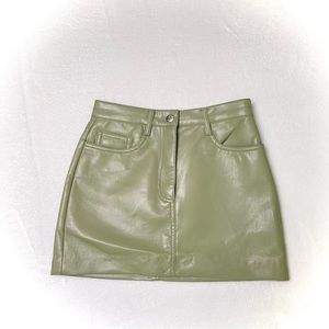 Aritzia Wlfred ‘Chemistry’ Faux Leather Skirt